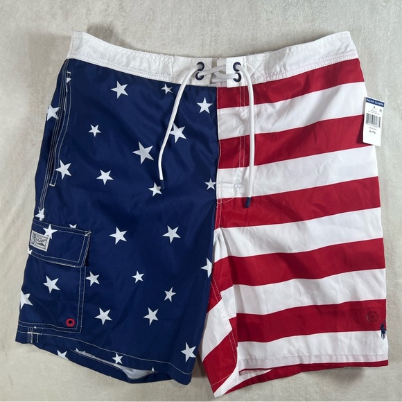Ralph Lauren Other - NWT Polo Ralph Lauren XL Stars and Stripes USA American Swim Shorts Trunks